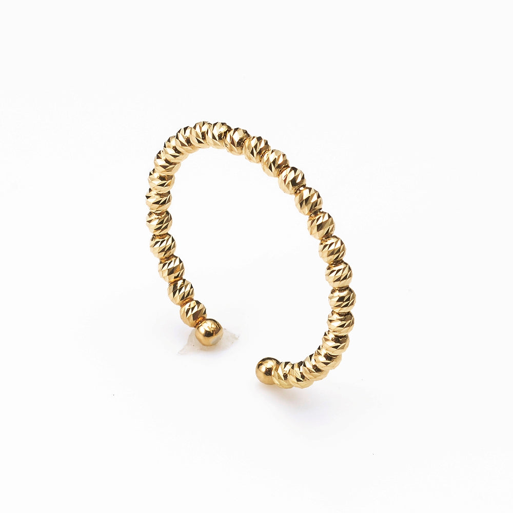 18K MARINA RING 1 LINE