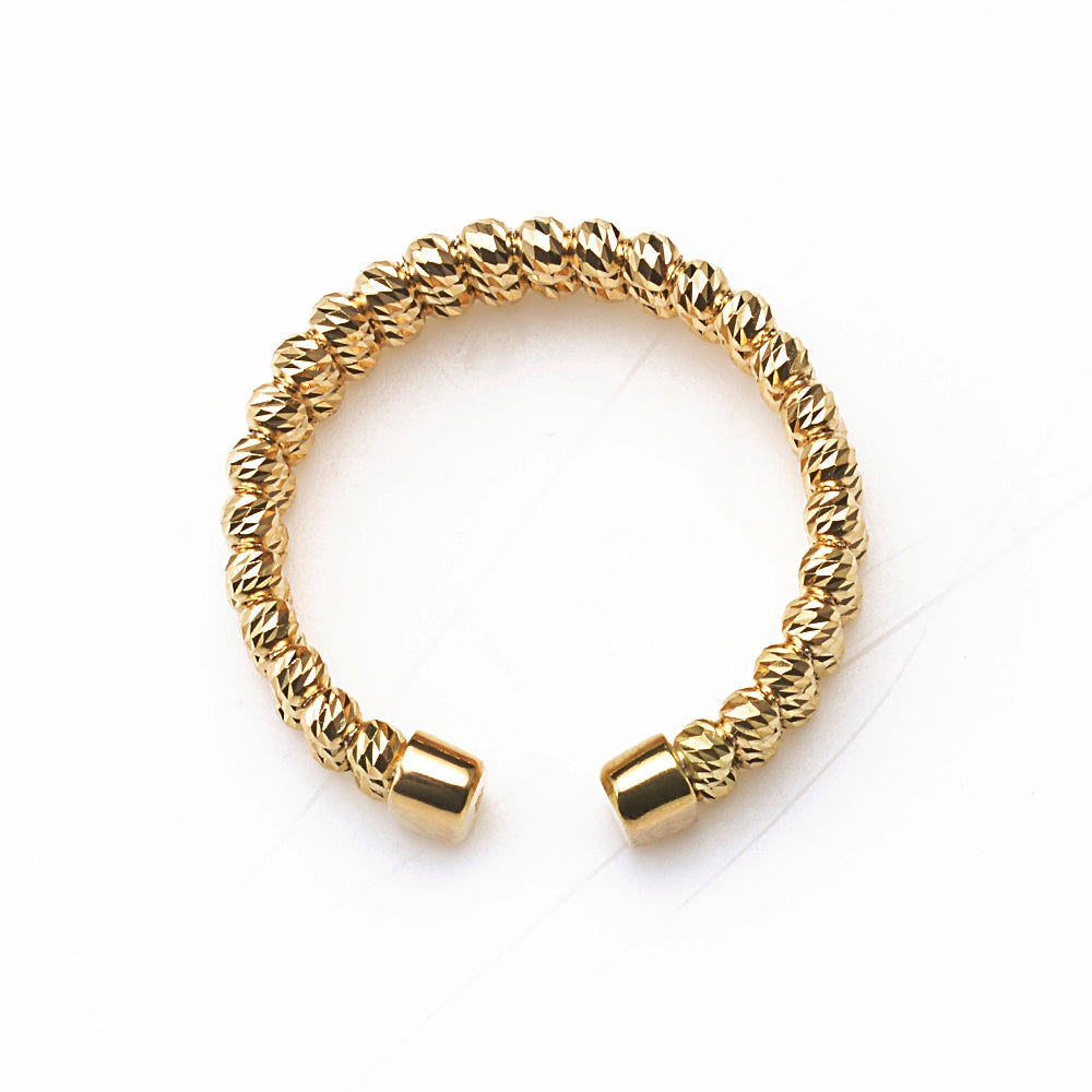 18K MARINA RING 3 LINES