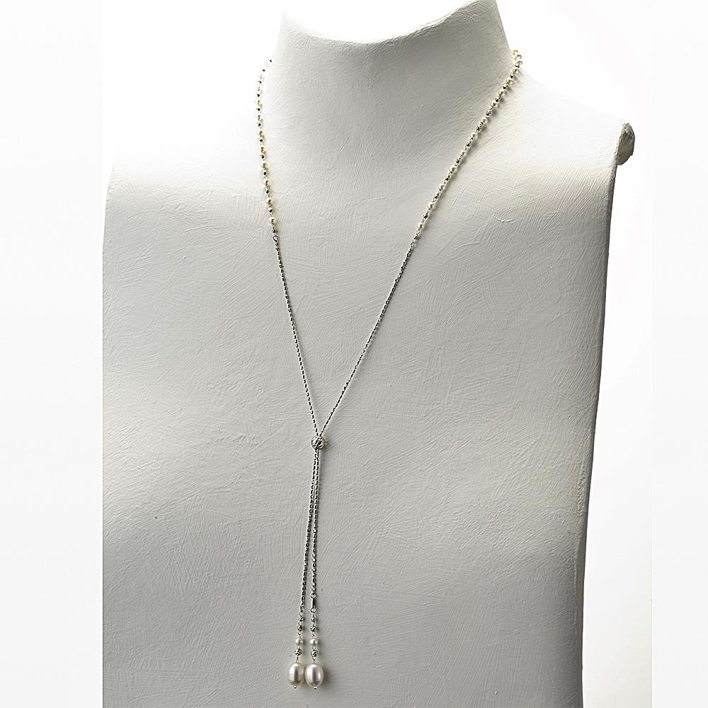 18K WG M-PEARL1-W LOOP 31"