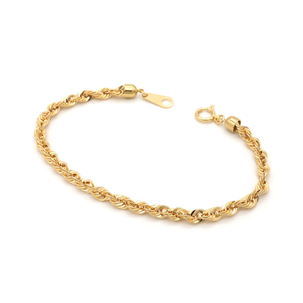 18K YG RUKA D 4.0-HO 7"