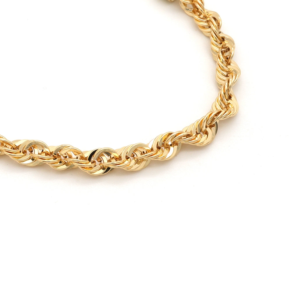 18K YG RUKA D 4.0-HO 7"