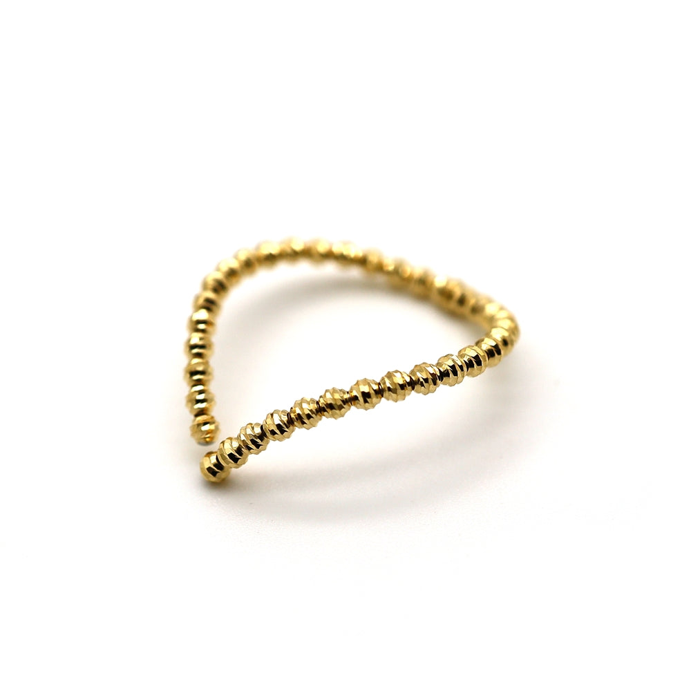 18K V-RING