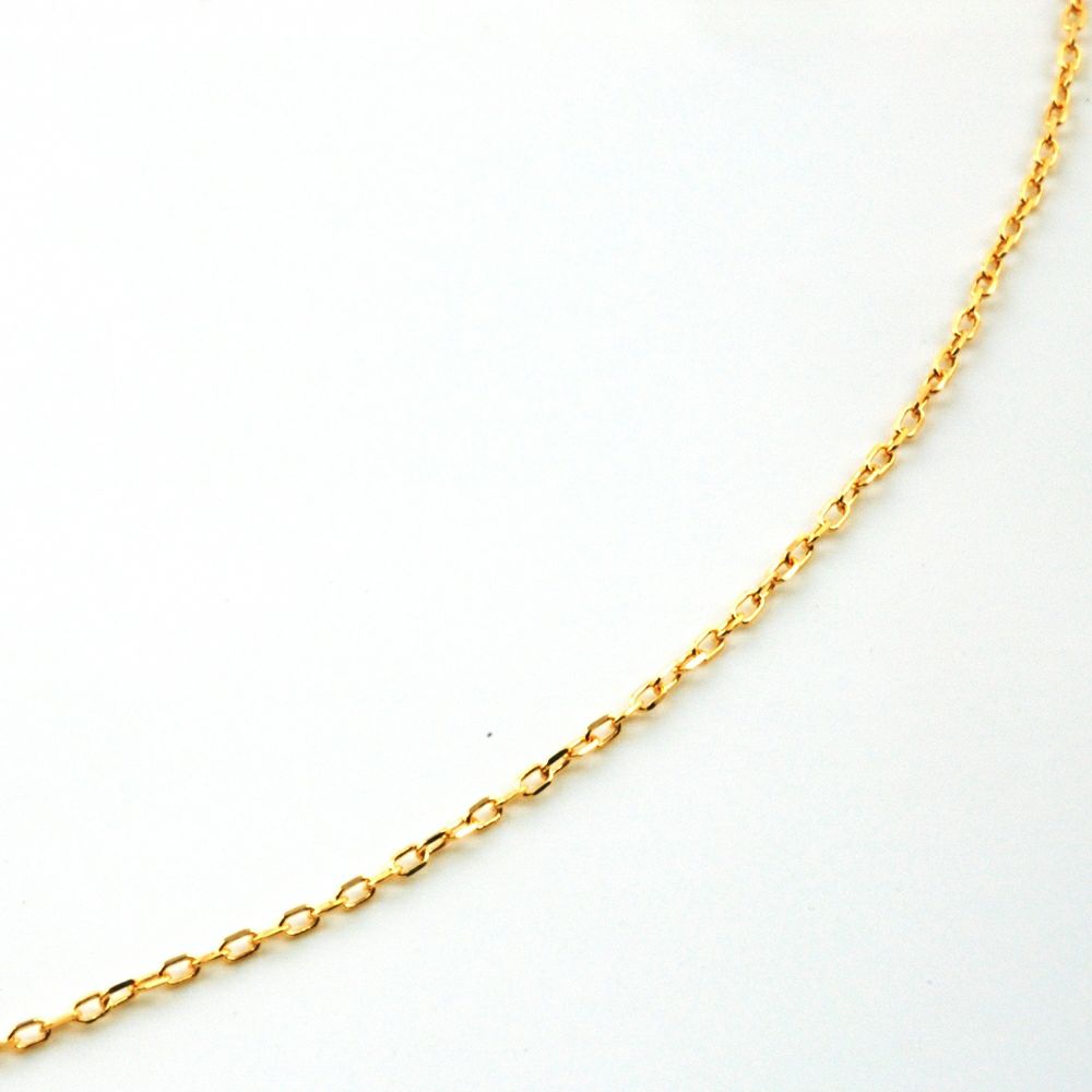 [SALE] 18K YG ANCHOR-DC PIN SLIDE 18" /0.5mm