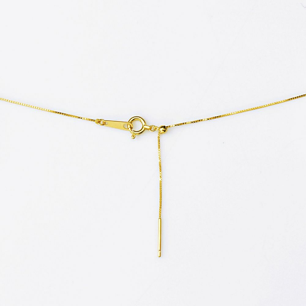 [SALE] 18K YG VENETIAN PIN SLIDE 18" /0.5mm