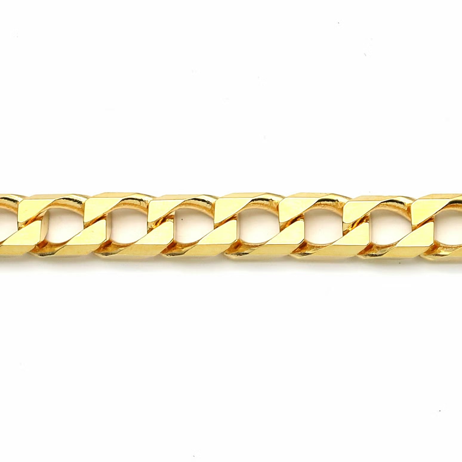 18K YG SScurb-chain S 24"