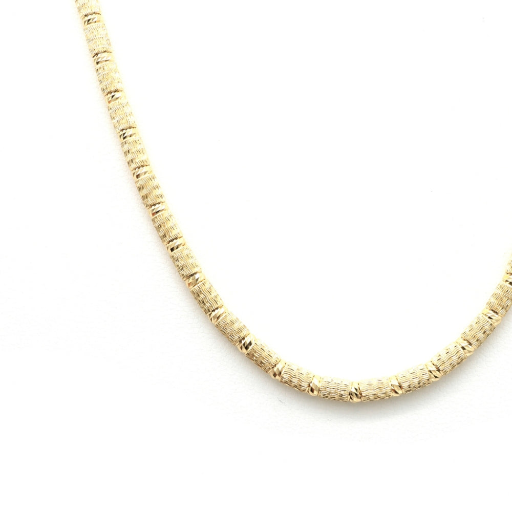 18K YG 132042 AJ 18"