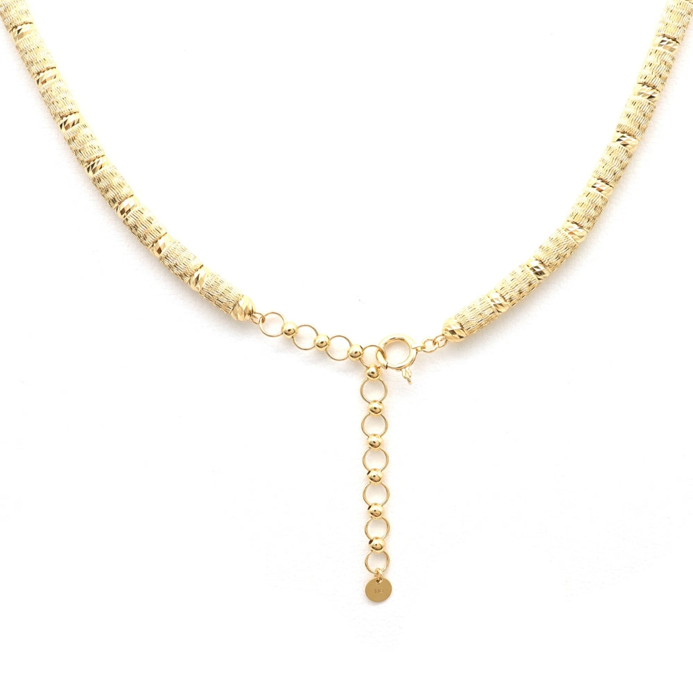 18K YG 132042 AJ 18"