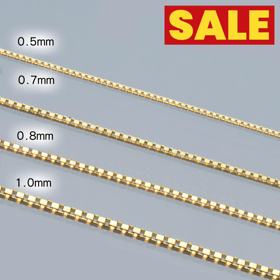 [SUMMER SALE] 18K YG VENETIAN CHAIN