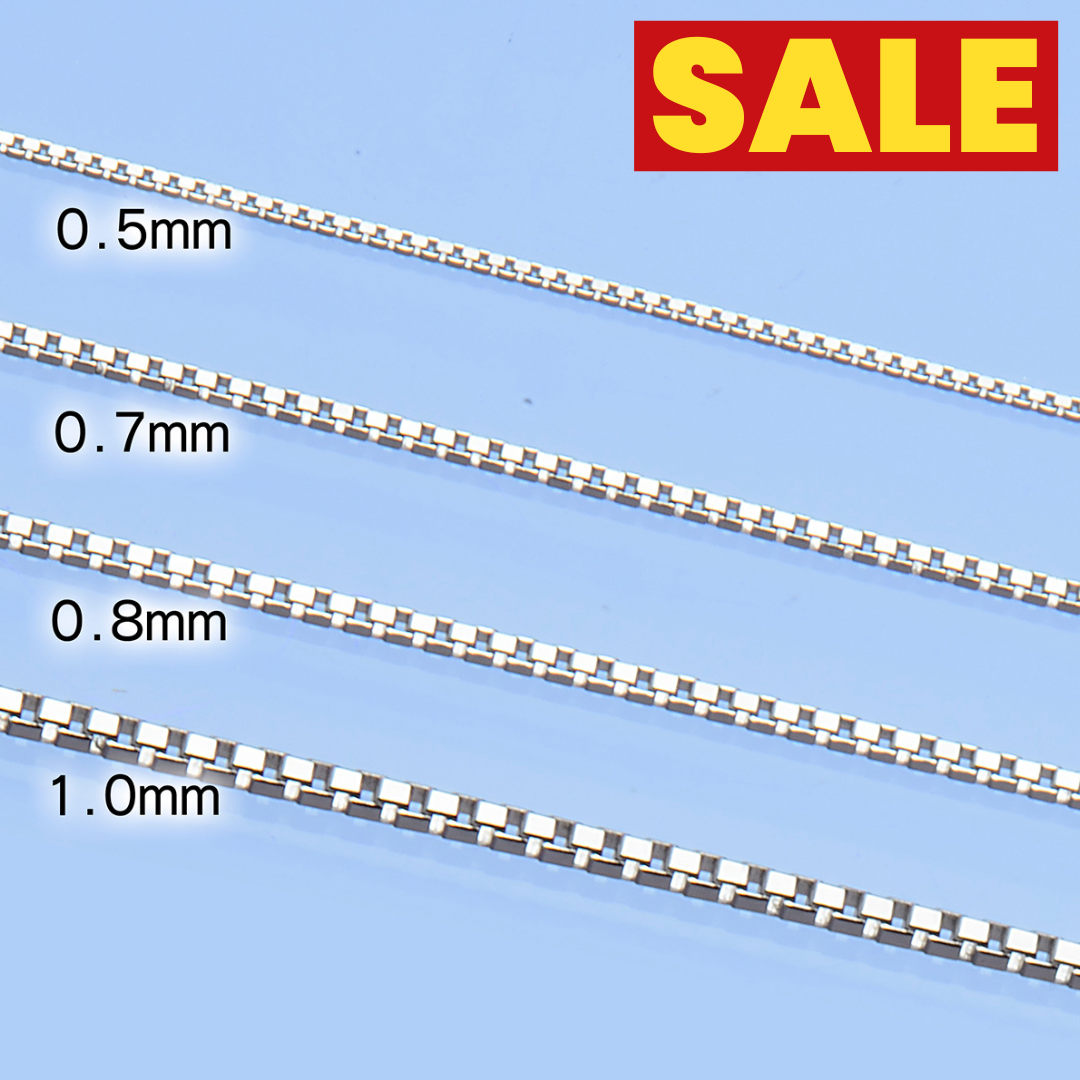 [SUMMER SALE] 18K WG VENETIAN CHAIN