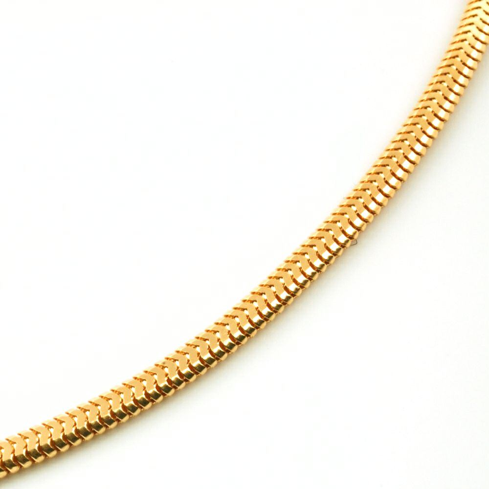 18K YG 2.4F SNAKE MV 20"