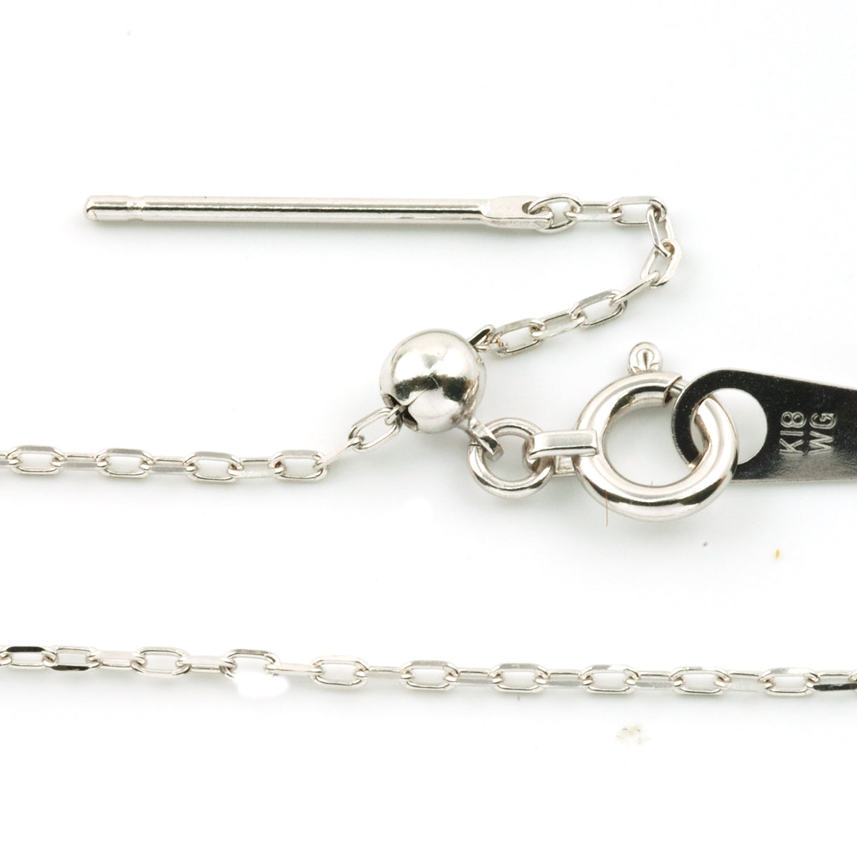 18K WG ANCHOR-DC PIN SLIDE