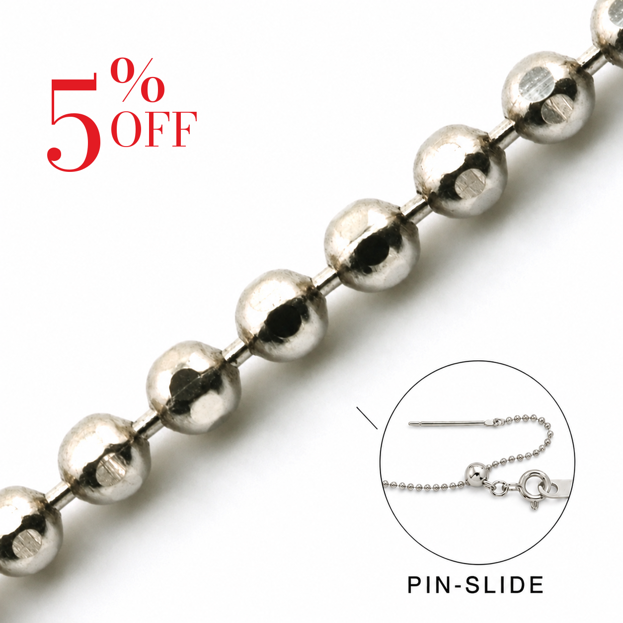 PT850 BALL CHAIN PIN SLIDE