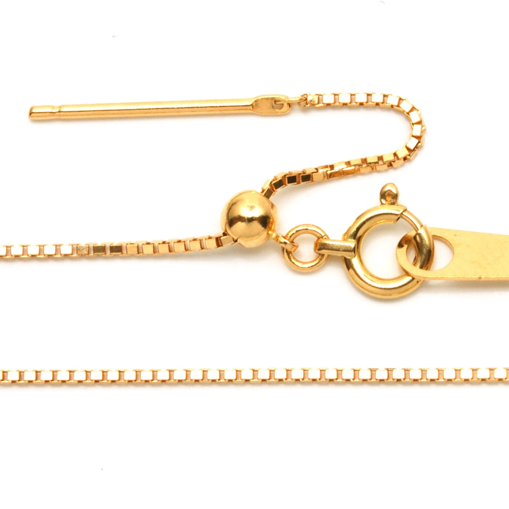 18K YG VENETIAN PIN SLIDE