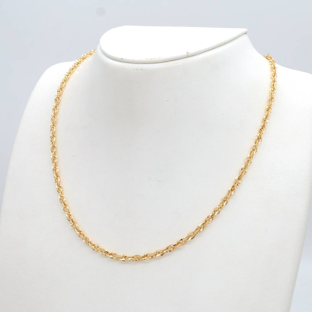 18K YG DOUBLE DX60 20"