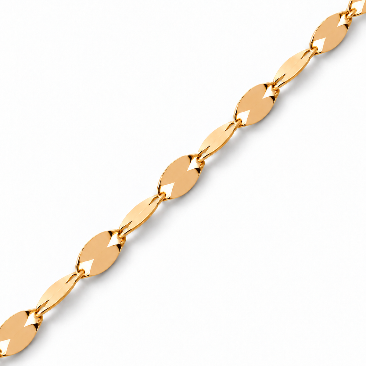18K YG 0.25FK MV (PETAL CHAIN)