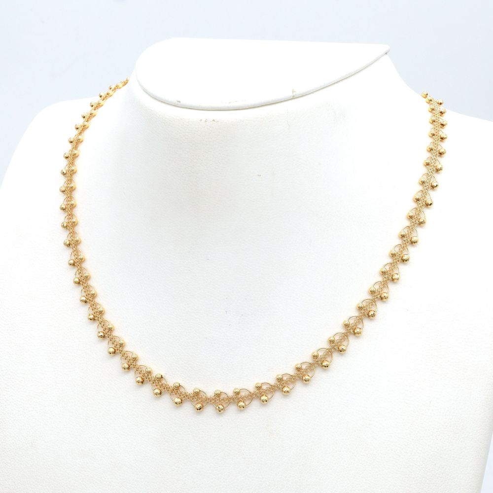 18K YG LUNA002 MV 18"