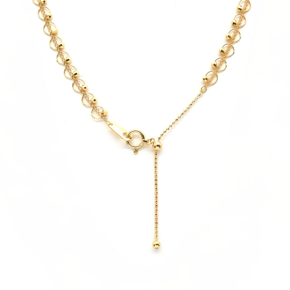 18K YG LUNA003 MV 18"