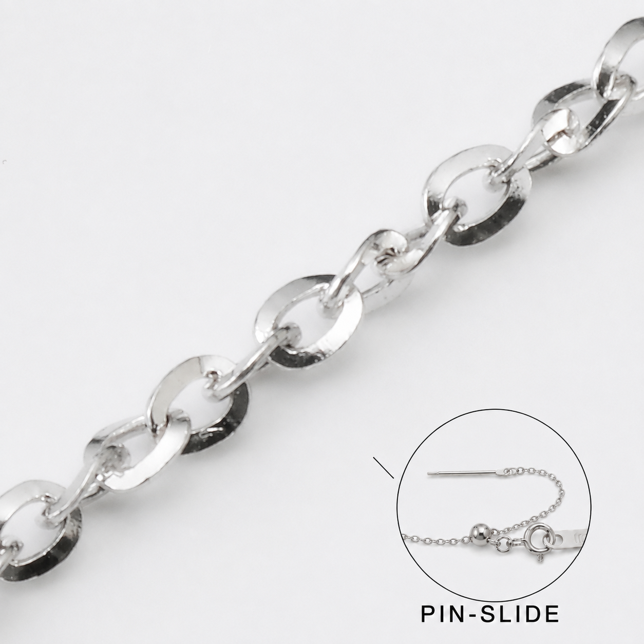 18K WG LUCE PIN SLIDE
