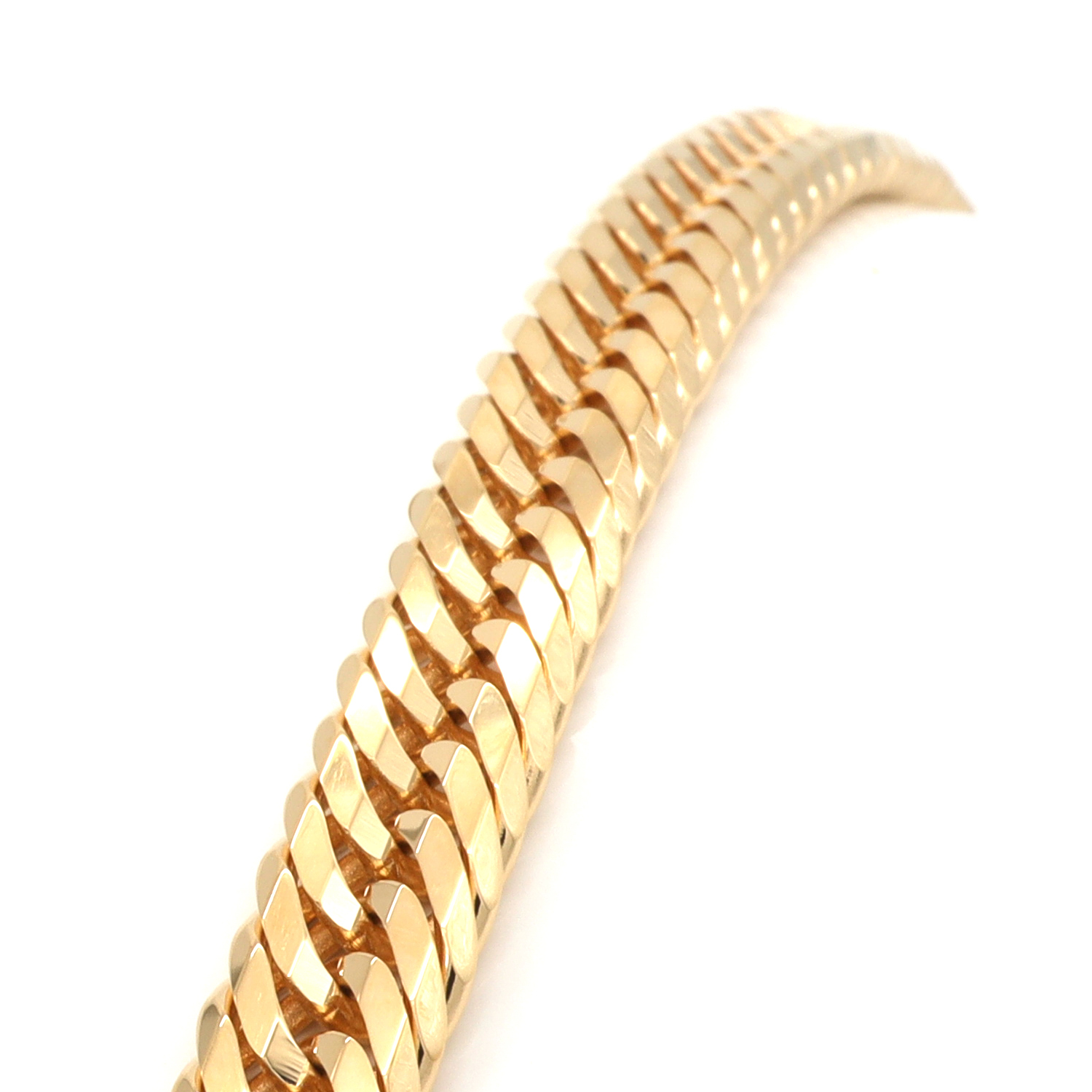 [WINTER SALE] 18K YG T.CURB-12DC NECKLACE 20" / 10gUP