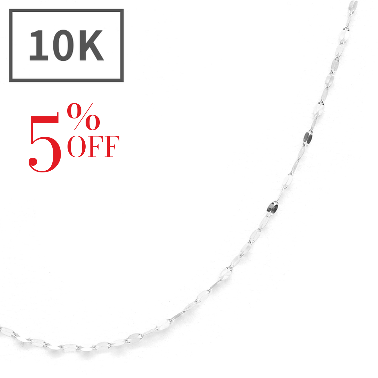 10K WG PETAL CHAIN