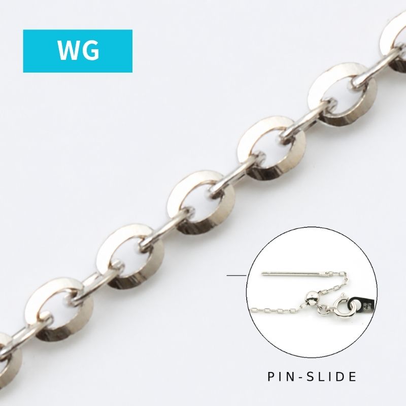 18K WG TWINKLE PIN SLIDE