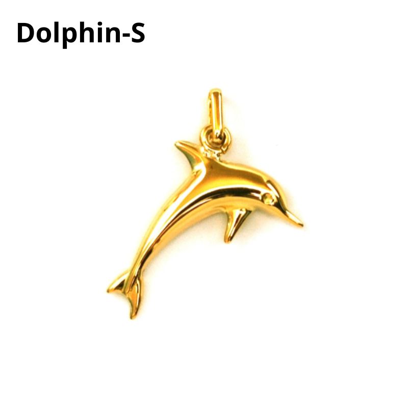 18K YG PDT-DOLPHIN