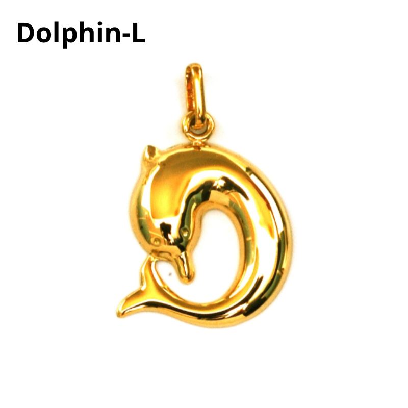 18K YG PDT-DOLPHIN