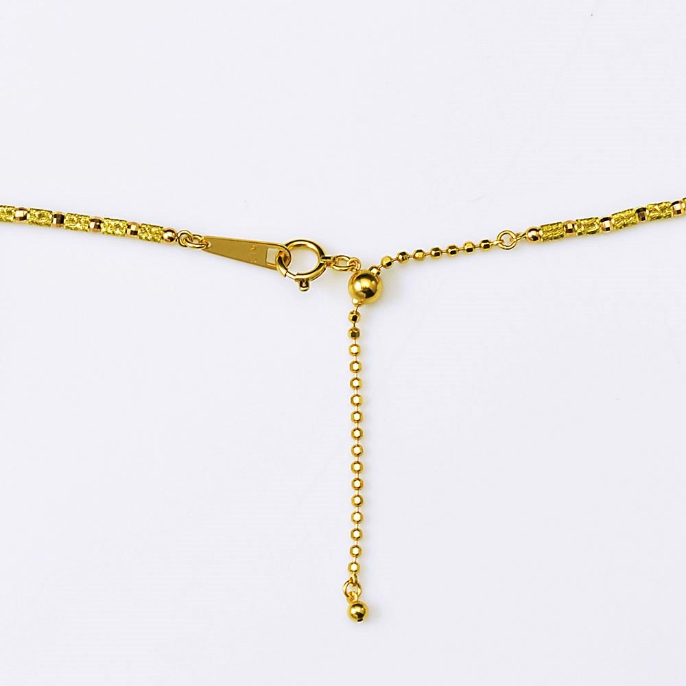 18K YG J-257-YP SST 18"