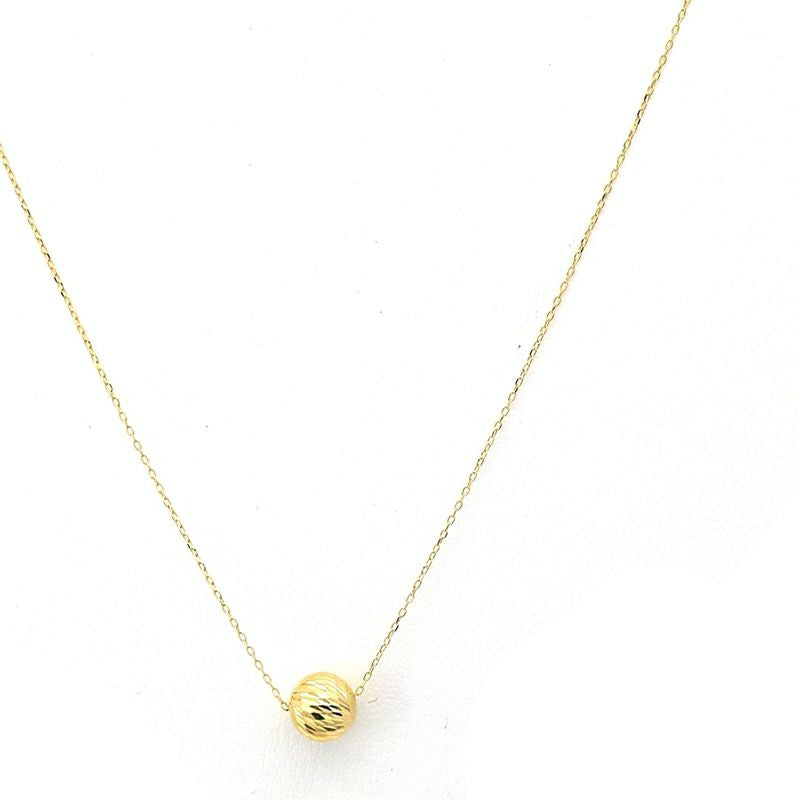 18K YG 8K2B-0.2ACK 18"