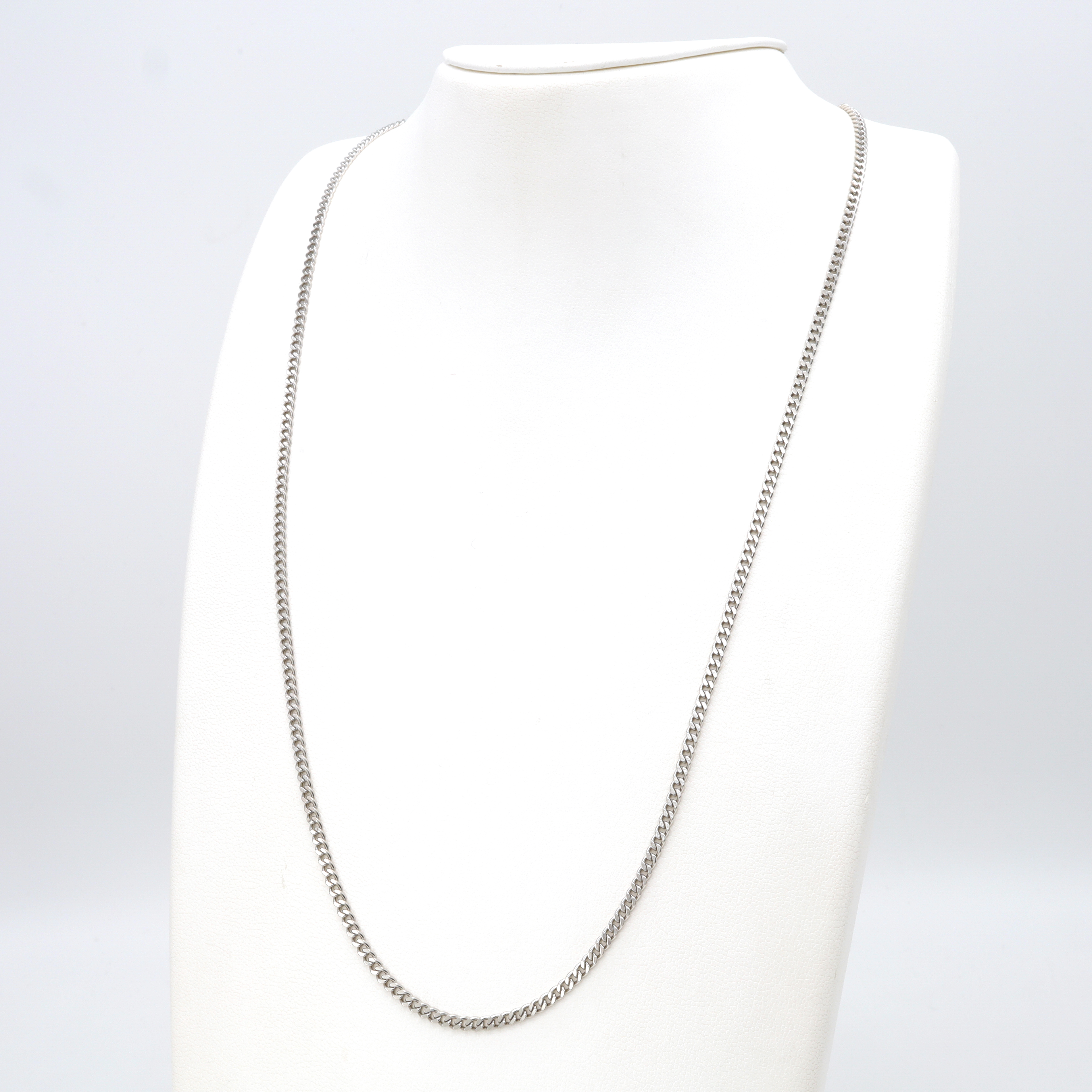 PT950 CURB-2DC NECKLACE