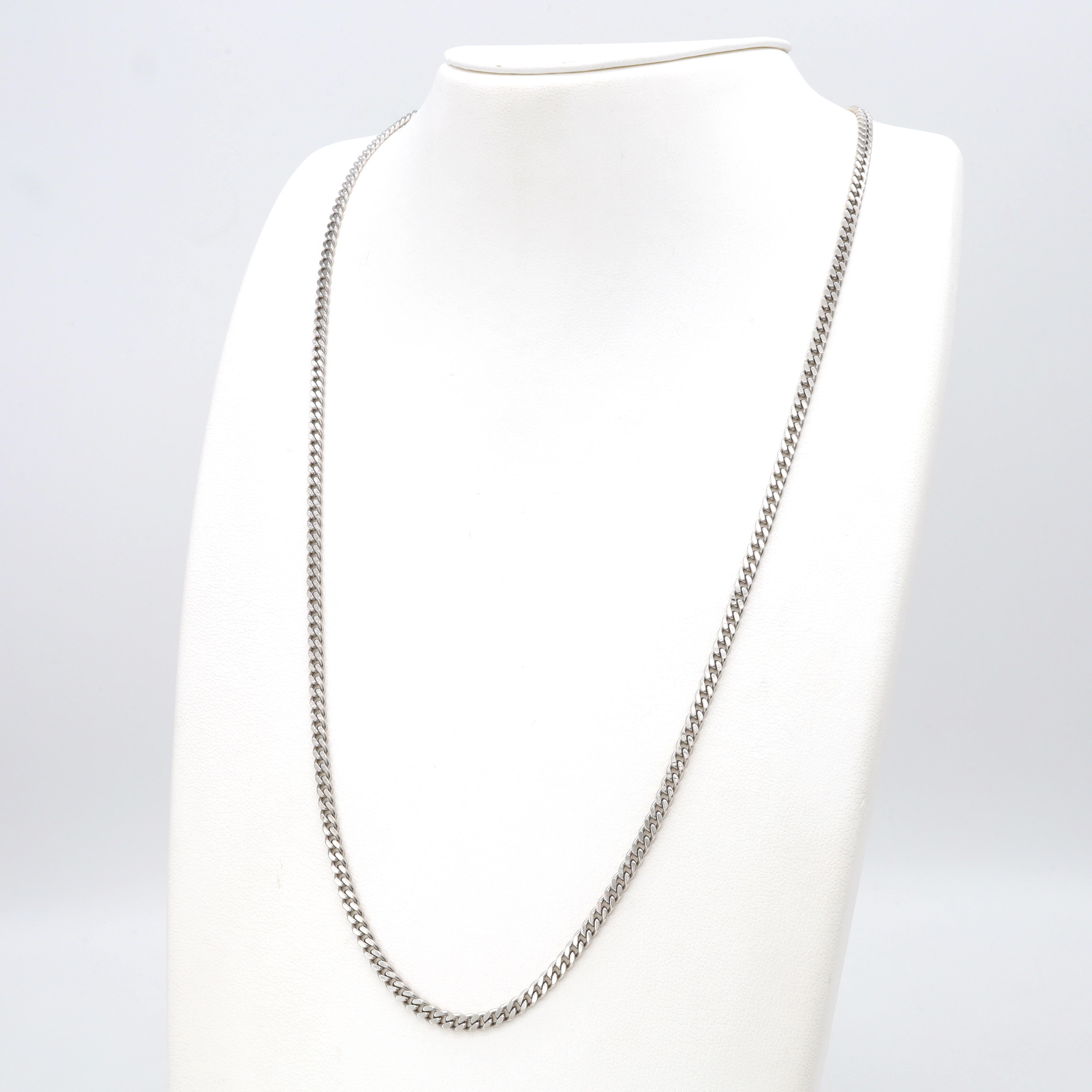 PT950 CURB-2DC NECKLACE