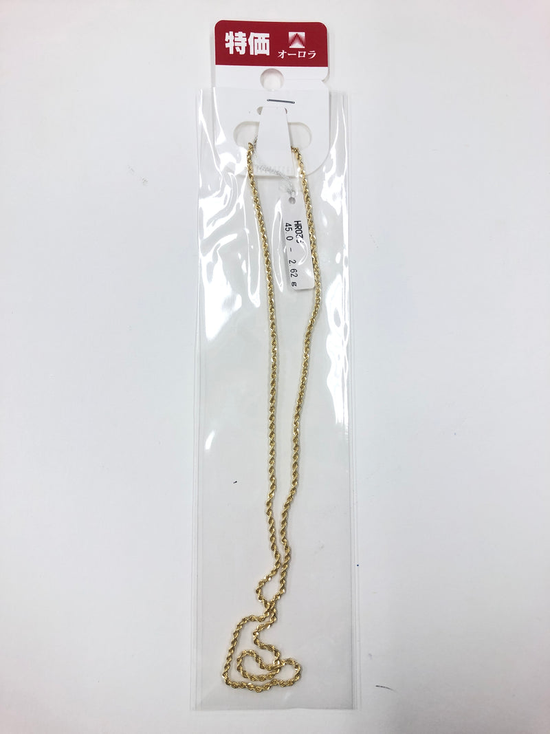 [SALE]18K YG ROPE CHAIN 2.0mm (No slide)